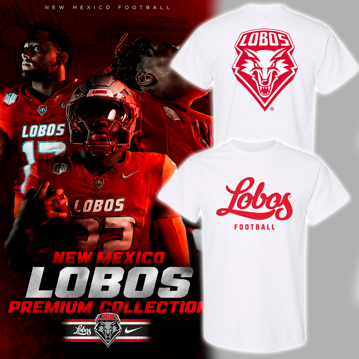 New Mexico Lobos Premium Collection 2026 Tshirt