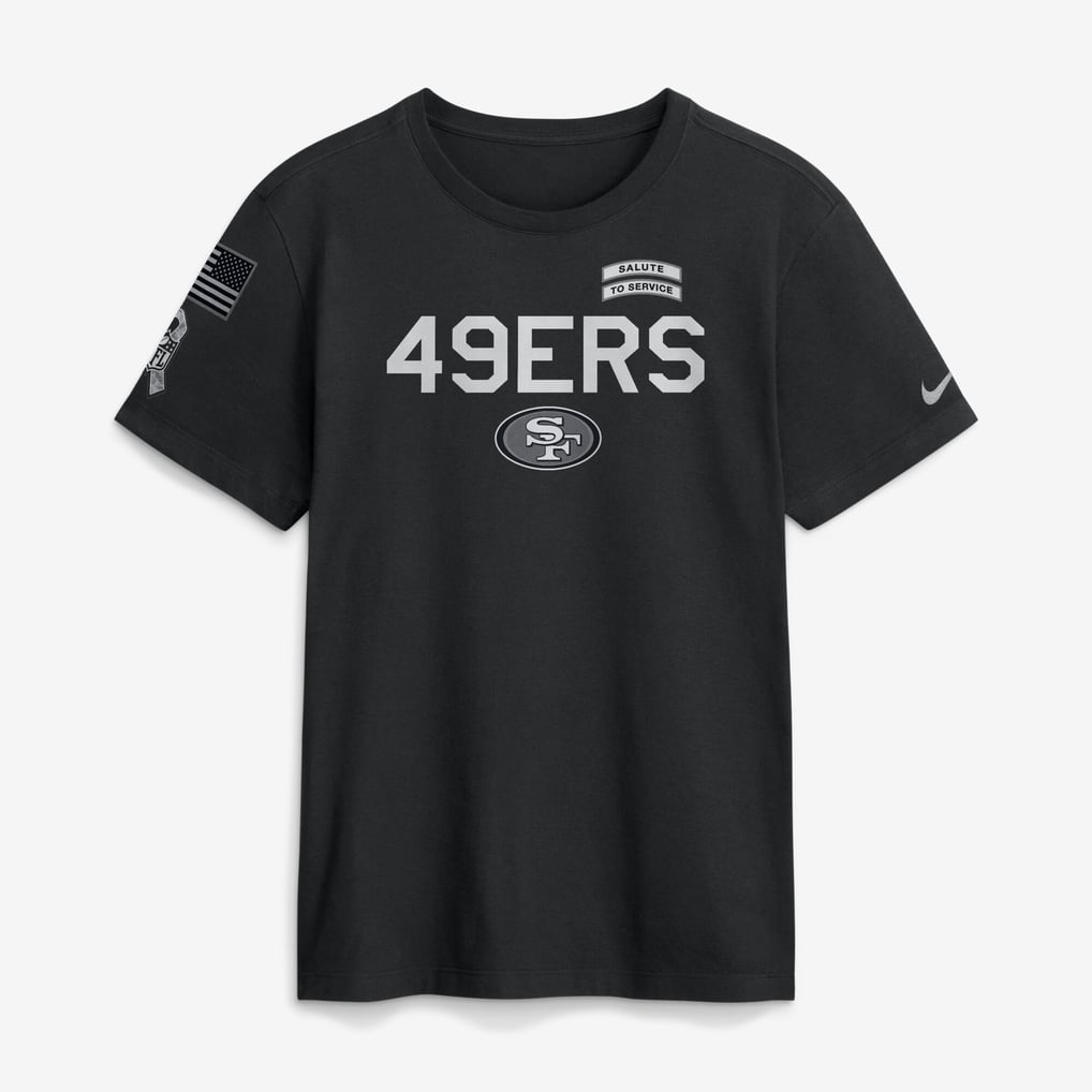 49ERS Black 2026 Salute to Service - Tshirt