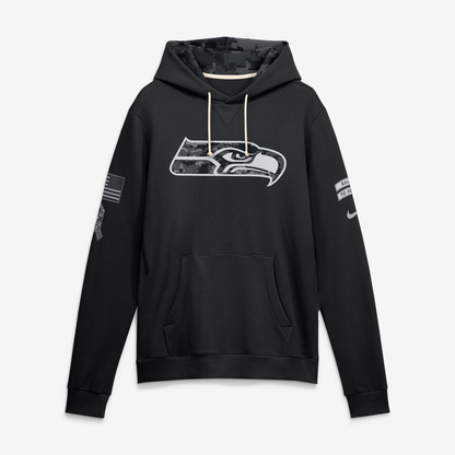 Seattle Seahawks Black 2026 Salute to Service - Hoodie