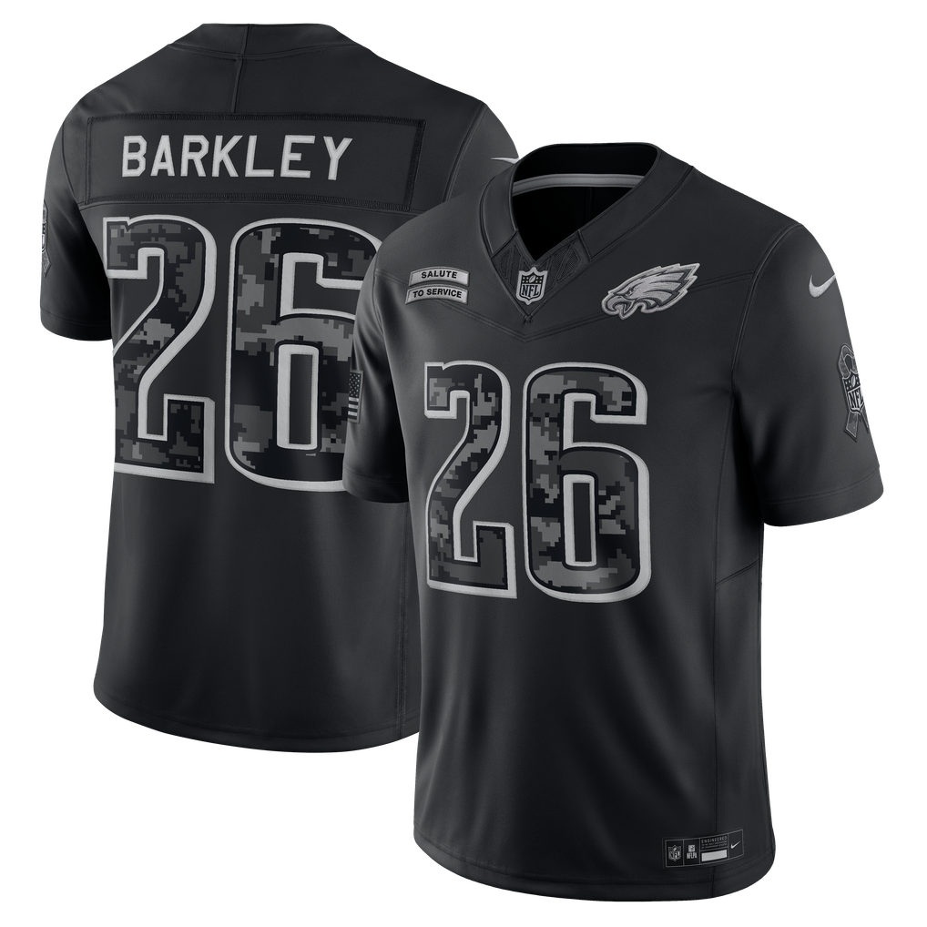 Philadelphia Eagles Black 2026 Salute to Service - Jersey