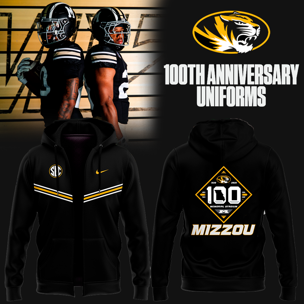 2026 Mizzou Football - 100th Anniversary Uniform