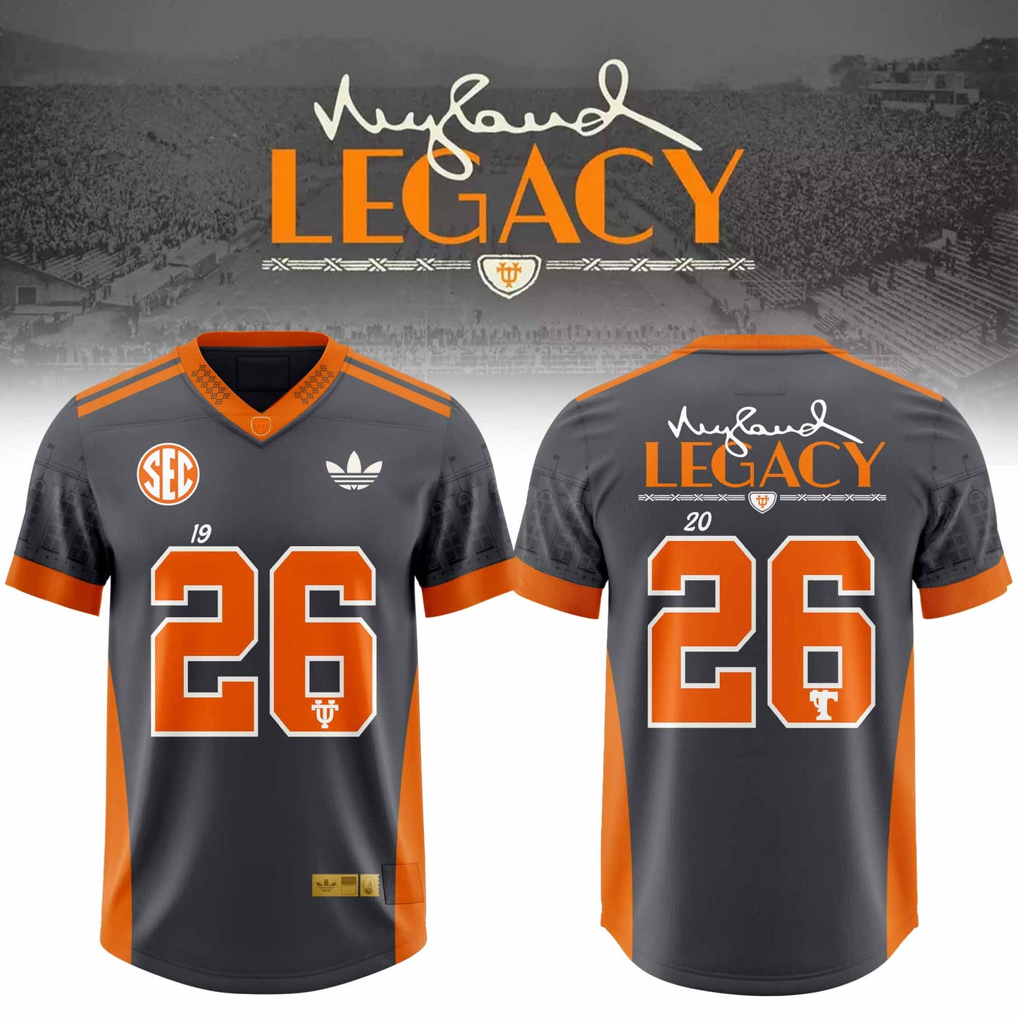 _TN Nyld Lgcy Smokey Grey Collections 3D All-Over Print Football Jersey V5