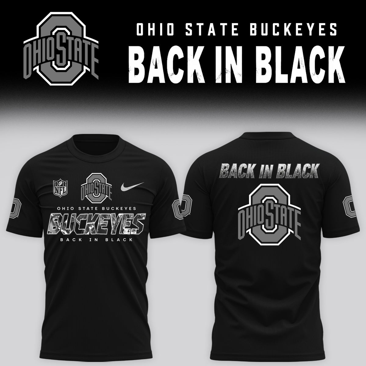 2026 Ohio State - Back In Black Limited Edition Tshirt