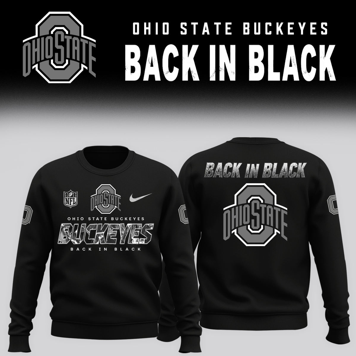 2026 Ohio State - Back In Black Limited Edition Sweater