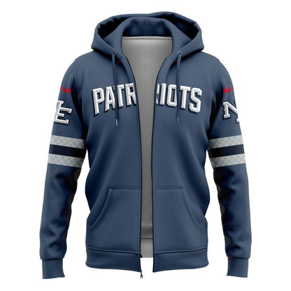 Special Edition New England Patriots zip hoodie 𝙍𝙞𝙫𝙖𝙡𝙧𝙞𝙚𝙨. For fans in 2026.