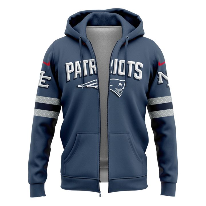 Special Edition New England Patriots zip hoodie 𝙍𝙞𝙫𝙖𝙡𝙧𝙞𝙚𝙨. For fans in 2026