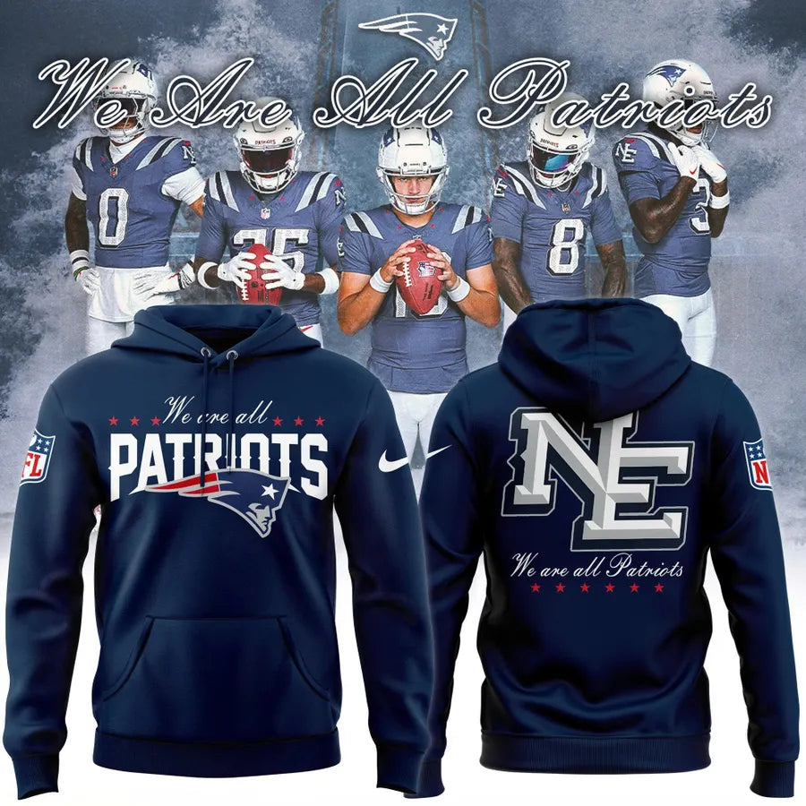 Men's New England Patriots Navy 2026 Rivalries Collection Hoodie