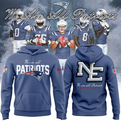 Men's New England Patriots Blue 2026 Rivalries Collection Hoodie
