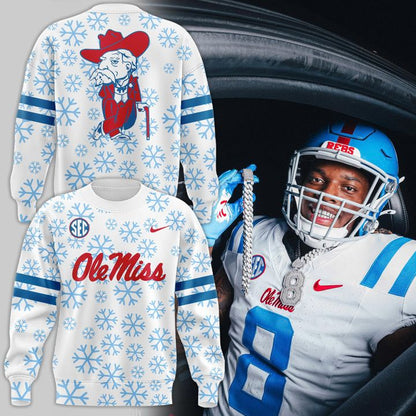Special Edition Ole Miss Icy White Uniform Sweat