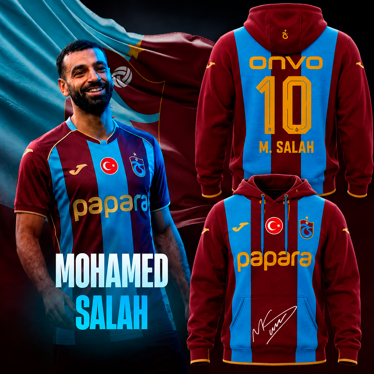 Mo Salah x Joma Trabzonspor 2026-27 Hoodie