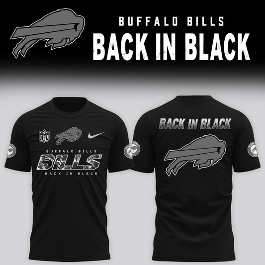 2026 Buffalo Bills - Back In Black Limited Edition Tshirt