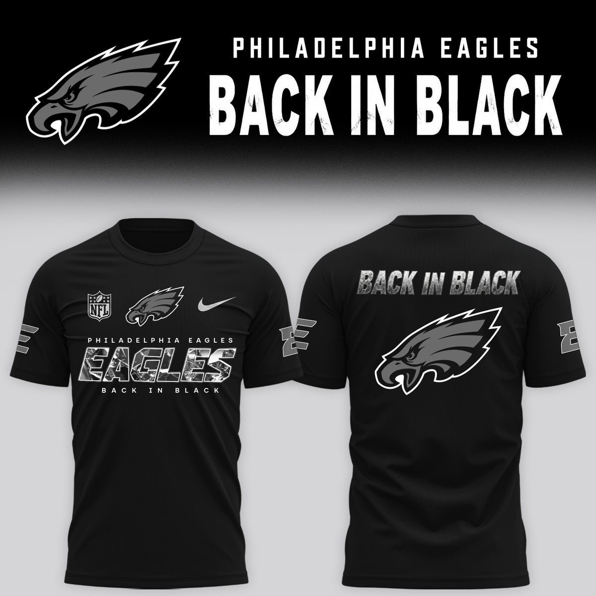 2026 Eagles - Back In Black Limited Edition Tshirt