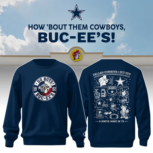 Dallas Cowboys x Buc-ee's Go Boys Sweatshirt #4