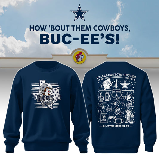 Dallas Cowboys x Buc-ee's Go Boys Sweatshirt #3