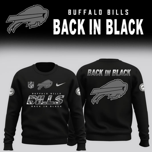 2026 Buffalo Bills - Back In Black Limited Edition Sweater