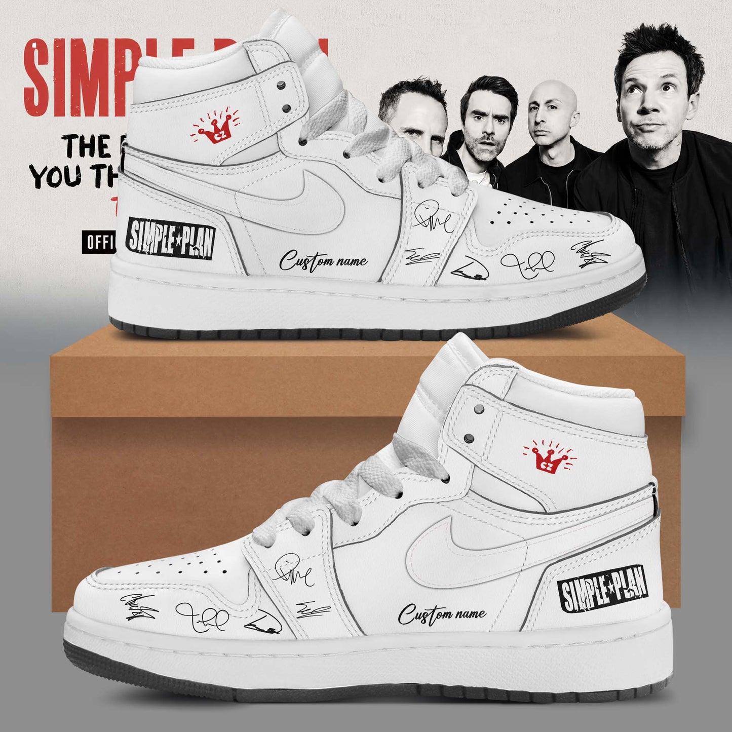 The Bigger Than You Think Tour 2026 Custom 3D High-Top Sneakers – Alternative Vibe Edition