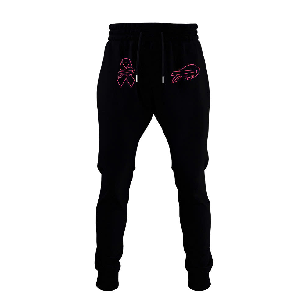 Buffalo Bills Crucial Cancer Hoodie 115 &amp; Cap &amp; Jogger B
