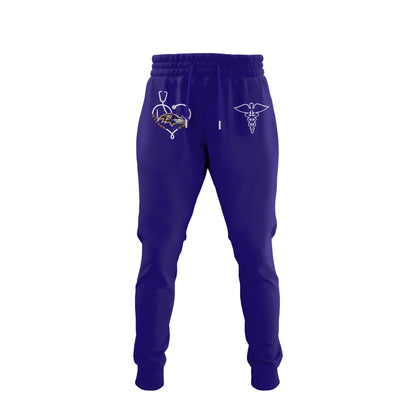 Baltimore Ravens NURSES NIGHT Combo Tshirt | Jogger | Cap