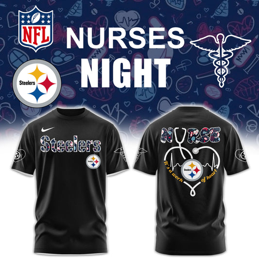 Pittsburgh Steelers NURSES NIGHT Combo Tshirt | Jogger | Cap