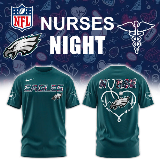 Philadelphia Eagles NURSES NIGHT Combo Tshirt | Jogger | Cap V3
