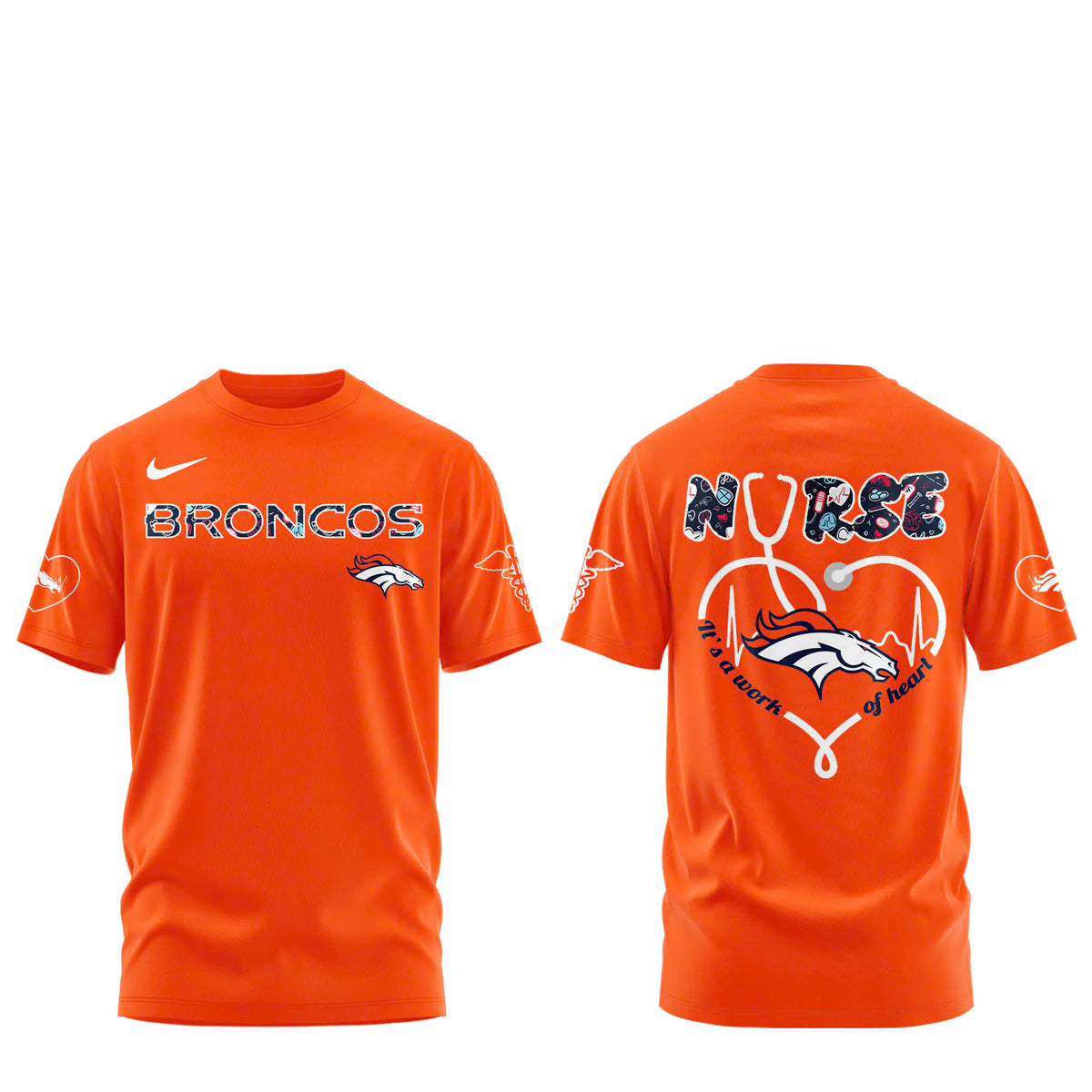 Denver Broncos NURSES NIGHT Combo Tshirt | Jogger | Cap