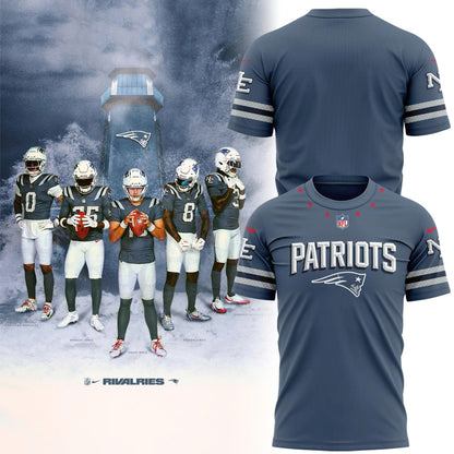 Limited edition New England Patriots T-shirt 𝙍𝙞𝙫𝙖𝙡𝙧𝙞𝙚𝙨. For fans in 2026!