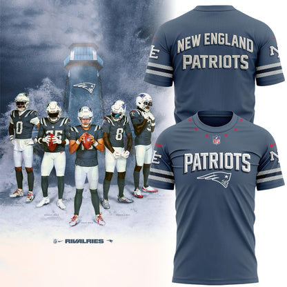 Limited edition New England Patriots T-shirt 𝙍𝙞𝙫𝙖𝙡𝙧𝙞𝙚𝙨. For fans in 2026!