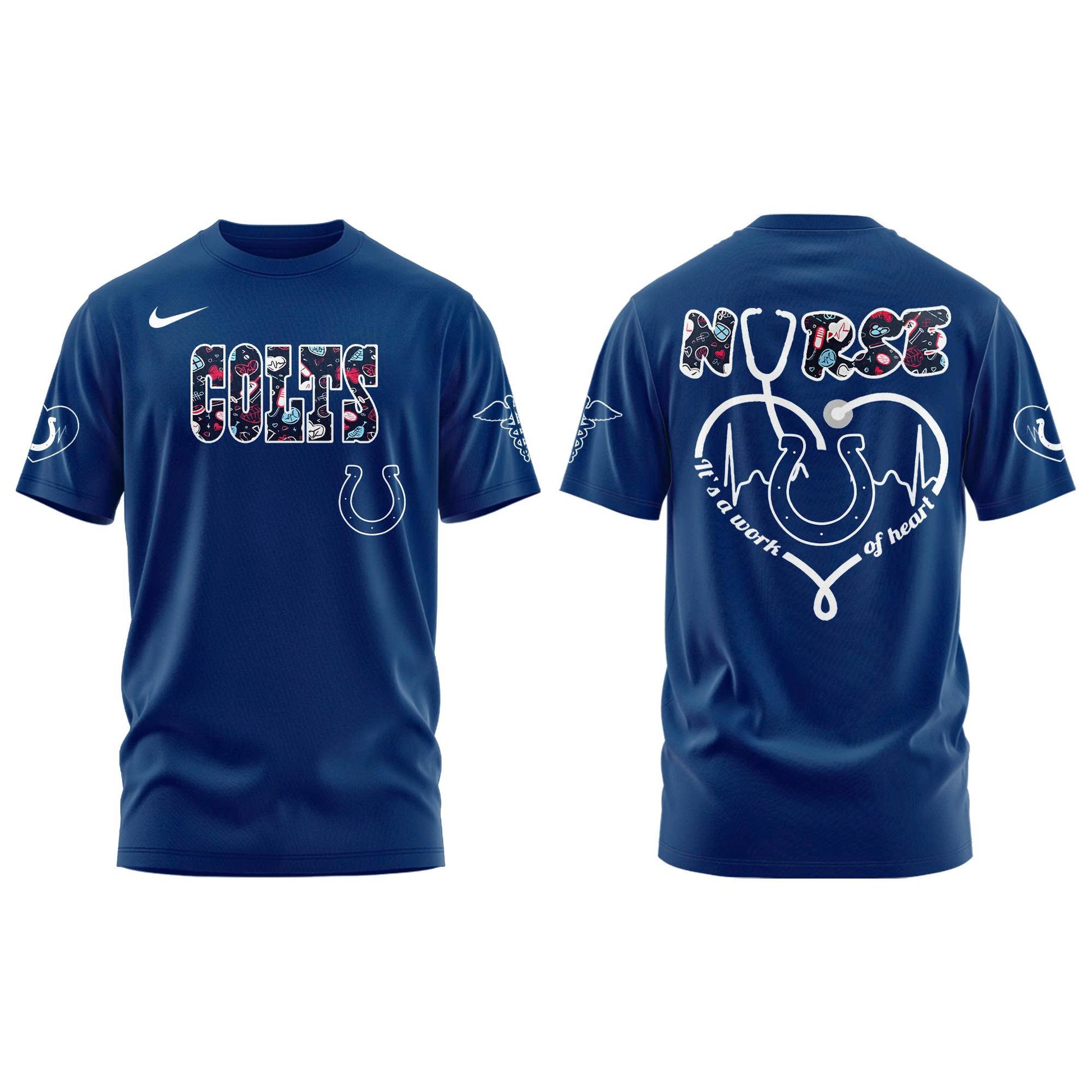 Indianapolis Colts NURSES NIGHT Combo Tshirt | Jogger | Cap