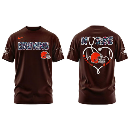 Cleveland Browns NURSES NIGHT Combo Tshirt | Jogger | Cap