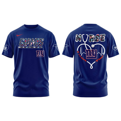 New York Giants NURSES NIGHT Combo Tshirt | Jogger | Cap