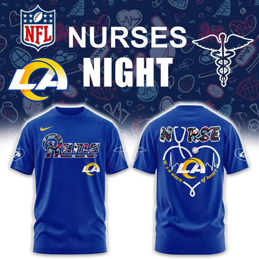 Los Angeles Rams NURSES NIGHT Combo Tshirt | Jogger | Cap