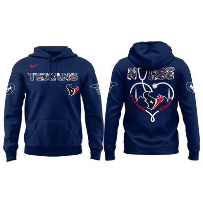 Houston Texans NURSES NIGHT Hoodie | Jogger | Cap
