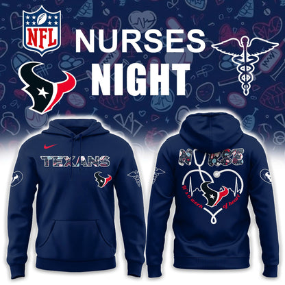 Houston Texans NURSES NIGHT Hoodie | Jogger | Cap