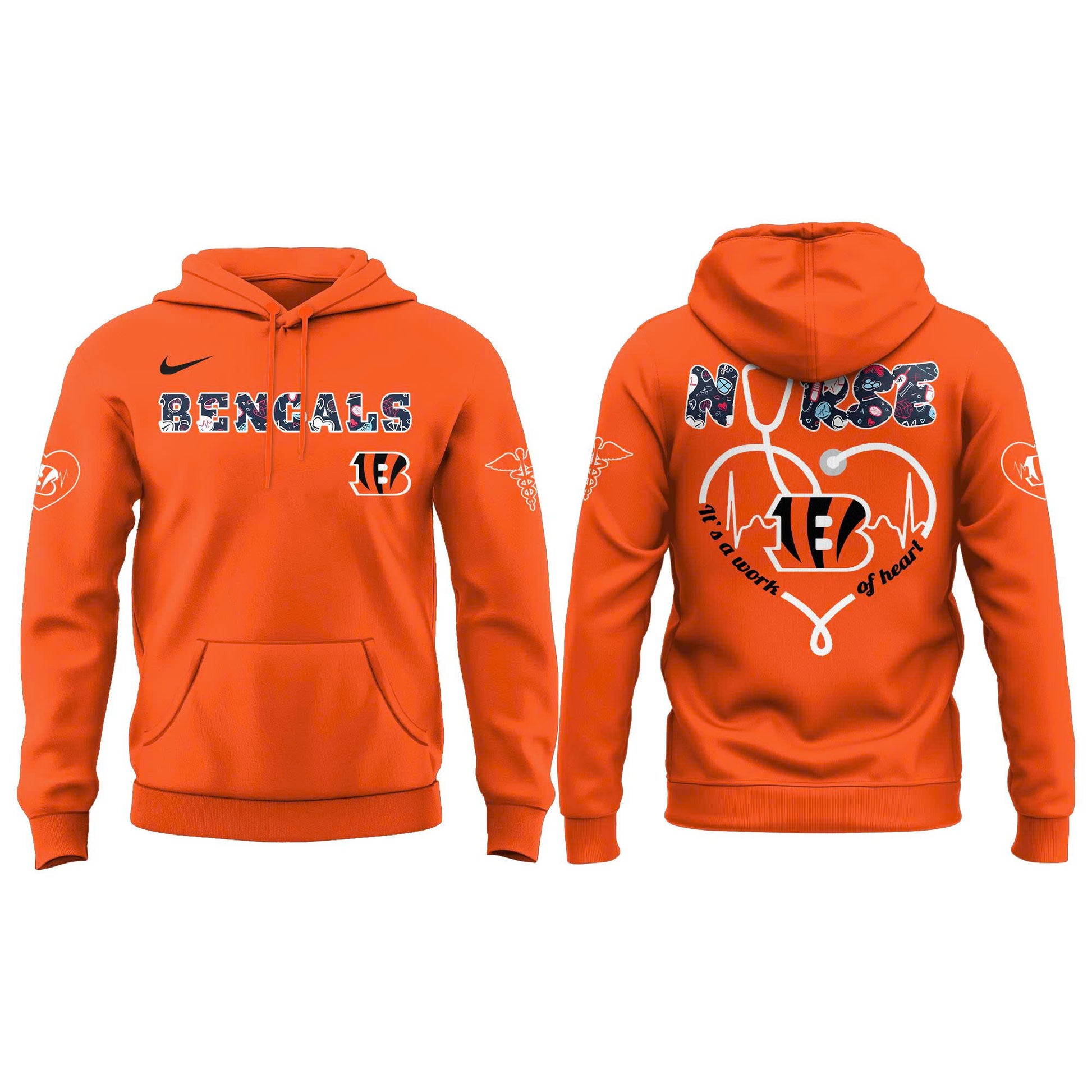 Cincinnati Bengals NURSES NIGHT Hoodie | Jogger | Cap