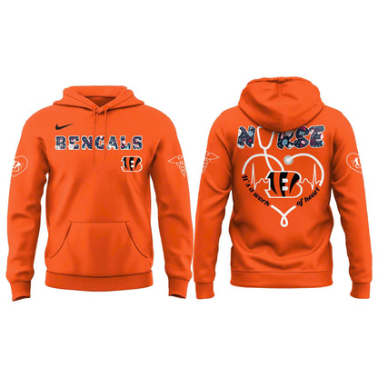 Cincinnati Bengals NURSES NIGHT Hoodie | Jogger | Cap