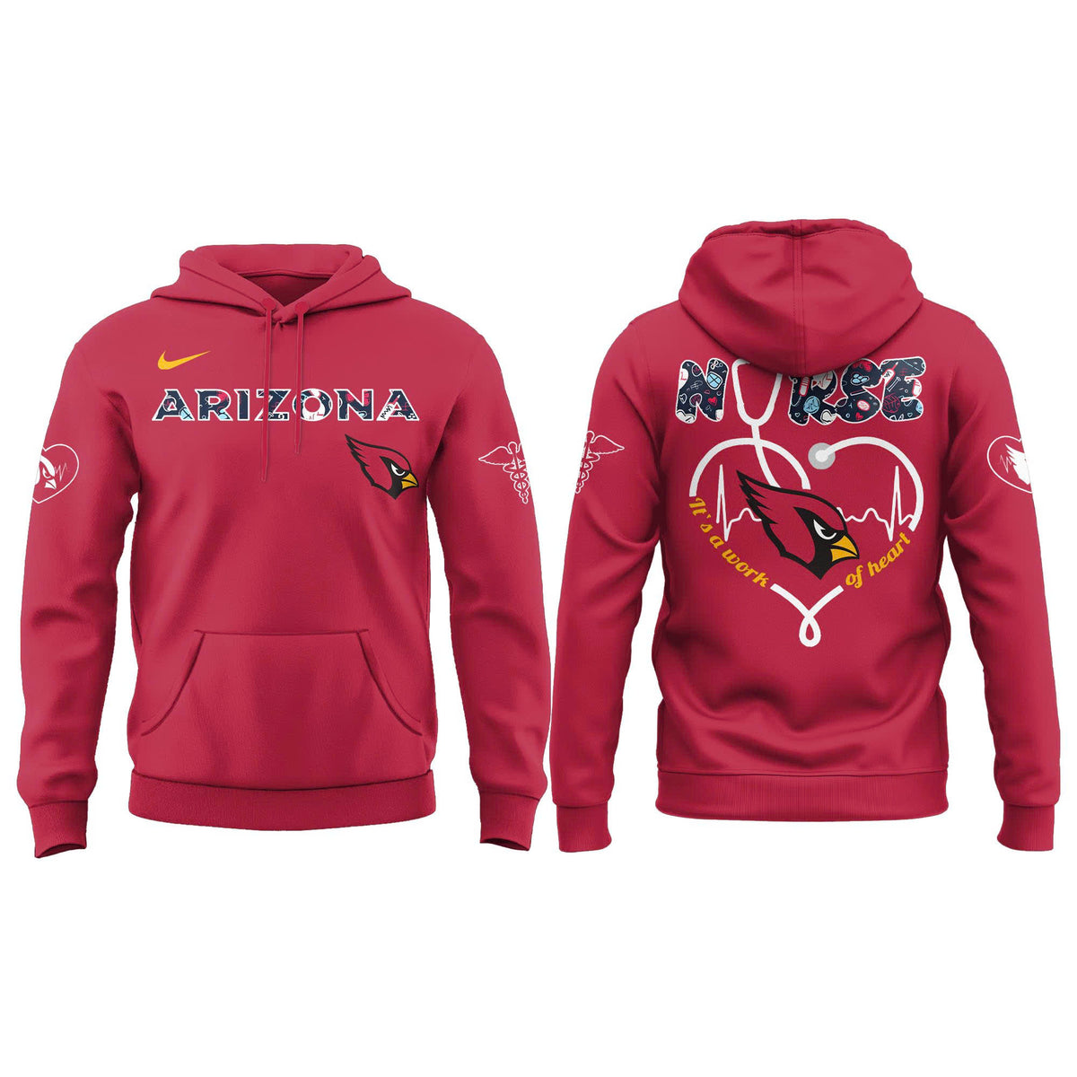Arizona Cardinals NURSES NIGHT Hoodie | Jogger | Cap