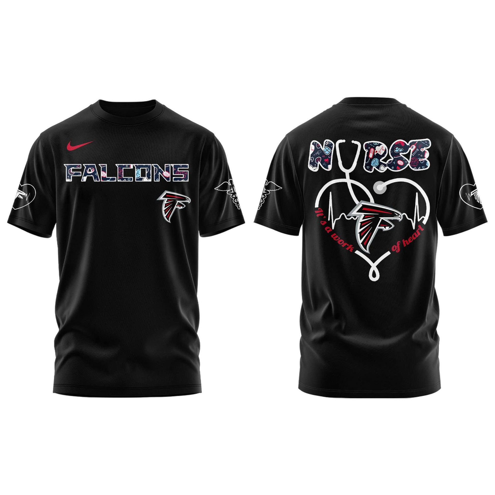 Atlanta Falcons NURSES NIGHT Combo Tshirt | Jogger | Cap