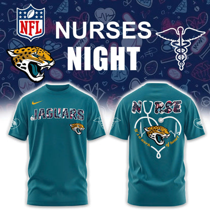Jacksonville Jaguars NURSES NIGHT Combo Tshirt | Jogger | Cap