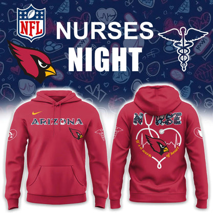 Arizona Cardinals NURSES NIGHT Hoodie | Jogger | Cap