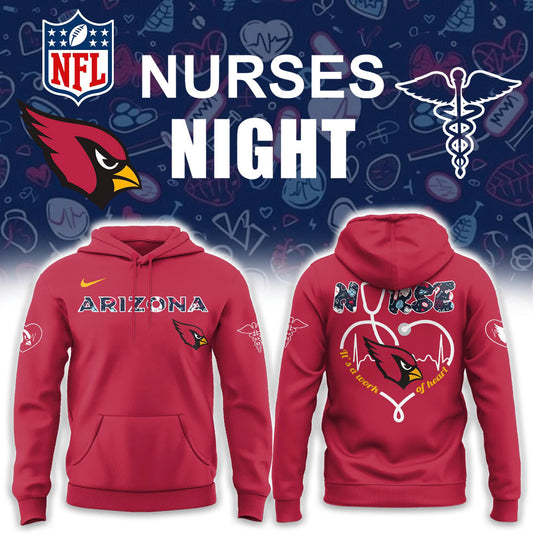 Arizona Cardinals NURSES NIGHT Hoodie | Jogger | Cap