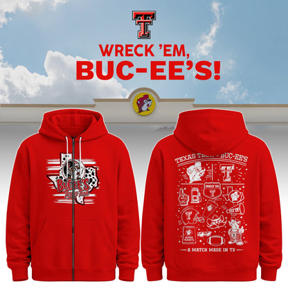 Texas Tech x Buc-ee’s Wreck ’Em Zip Hoodie #3