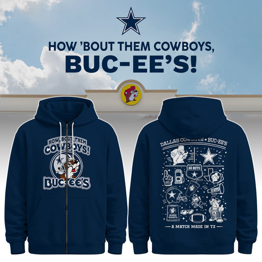 Dallas Cowboys x Buc-ee's Go Boys Zip Hoodie #6