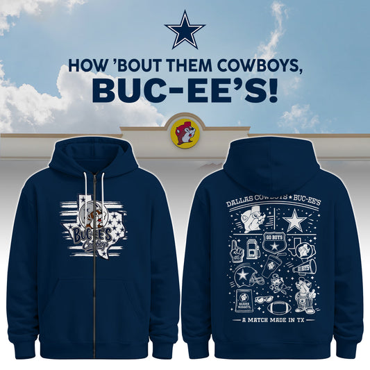 Dallas Cowboys x Buc-ee's Go Boys Zip Hoodie #3