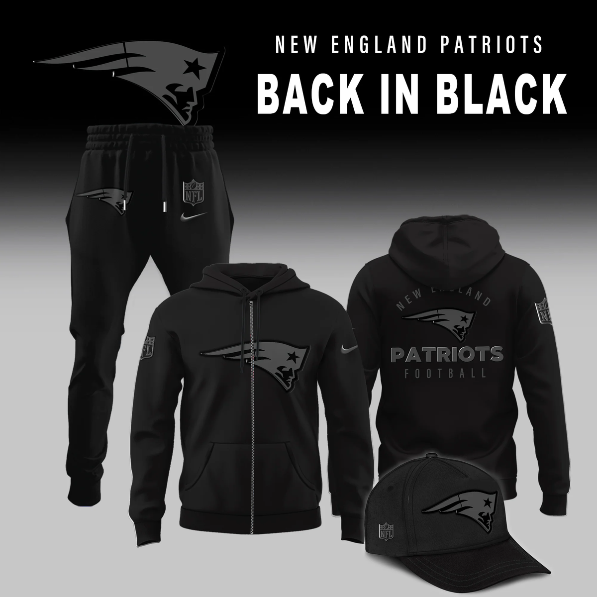 New England Patriots 2026 Back In Black Limited Edition Shirt